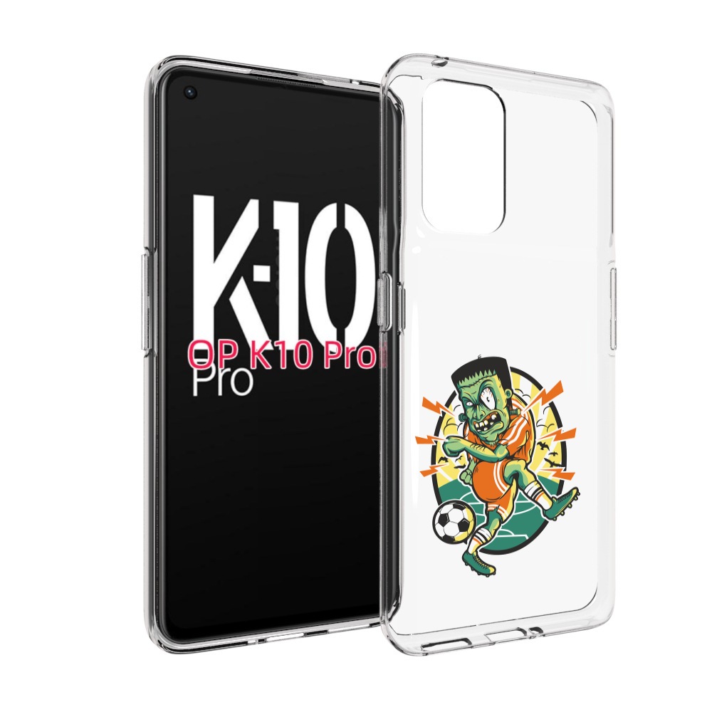 

Чехол MyPads зомби футболист для OPPO K10 Pro, Прозрачный, Tocco