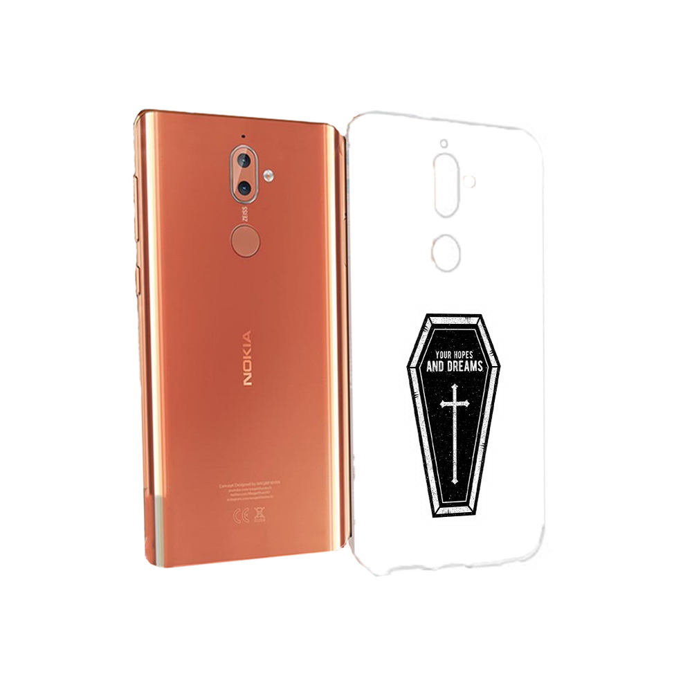 

Чехол MyPads Tocco для Nokia 9 гроб с мечтами (PT126479.94.299), Прозрачный, Tocco