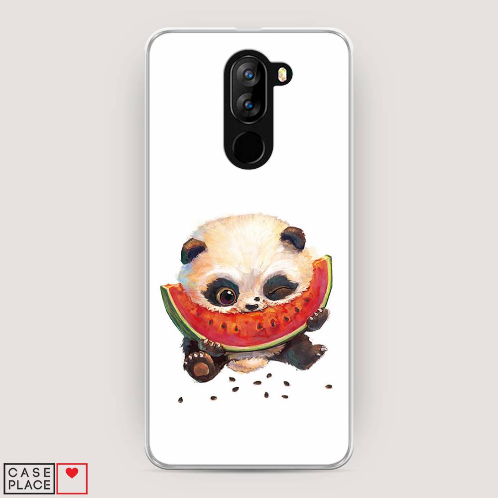 

Чехол Awog на Doogee X60L / Дуги X60L "Малыш панды с арбузом", Разноцветный, 220550-1