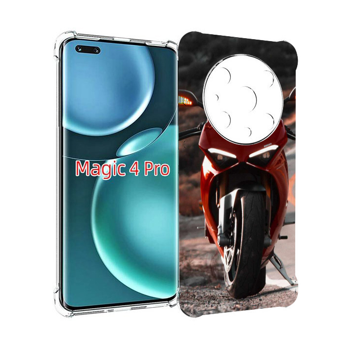 

Чехол MyPads дукати мотоцикл для Honor Magic4 Pro, Прозрачный, Tocco