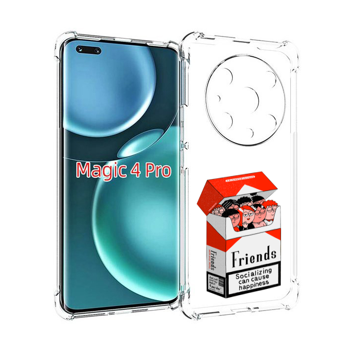 

Чехол MyPads друзья для Honor Magic4 Pro, Прозрачный, Tocco