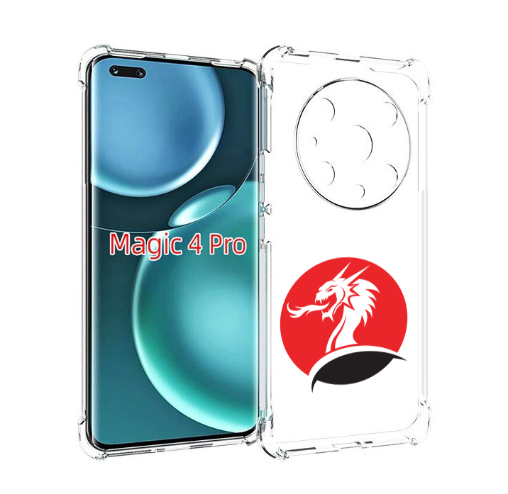 

Чехол MyPads дракон-рисунок для Honor Magic4 Pro, Прозрачный, Tocco
