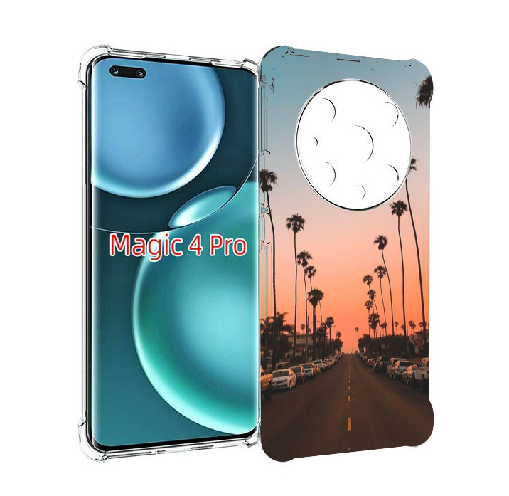 

Чехол MyPads дорога-с-закатом для Honor Magic4 Pro, Прозрачный, Tocco