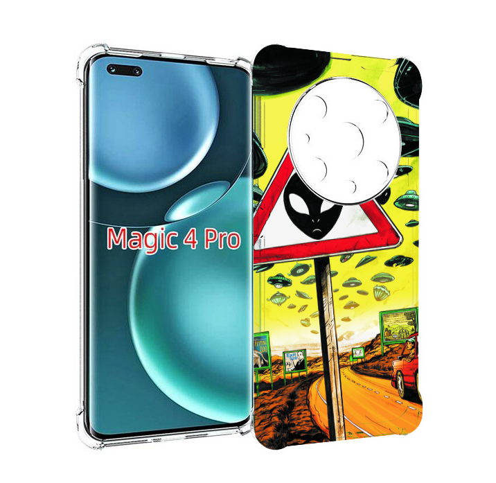 

Чехол MyPads дорога к инопланетянам для Honor Magic4 Pro, Прозрачный, Tocco