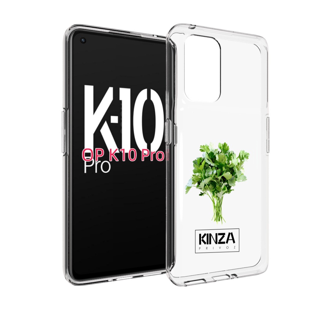 

Чехол MyPads Бренд Кинза для OPPO K10 Pro, Прозрачный, Tocco