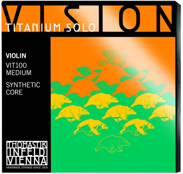 фото Струны для скрипки thomastik vit100 vision titanium solo