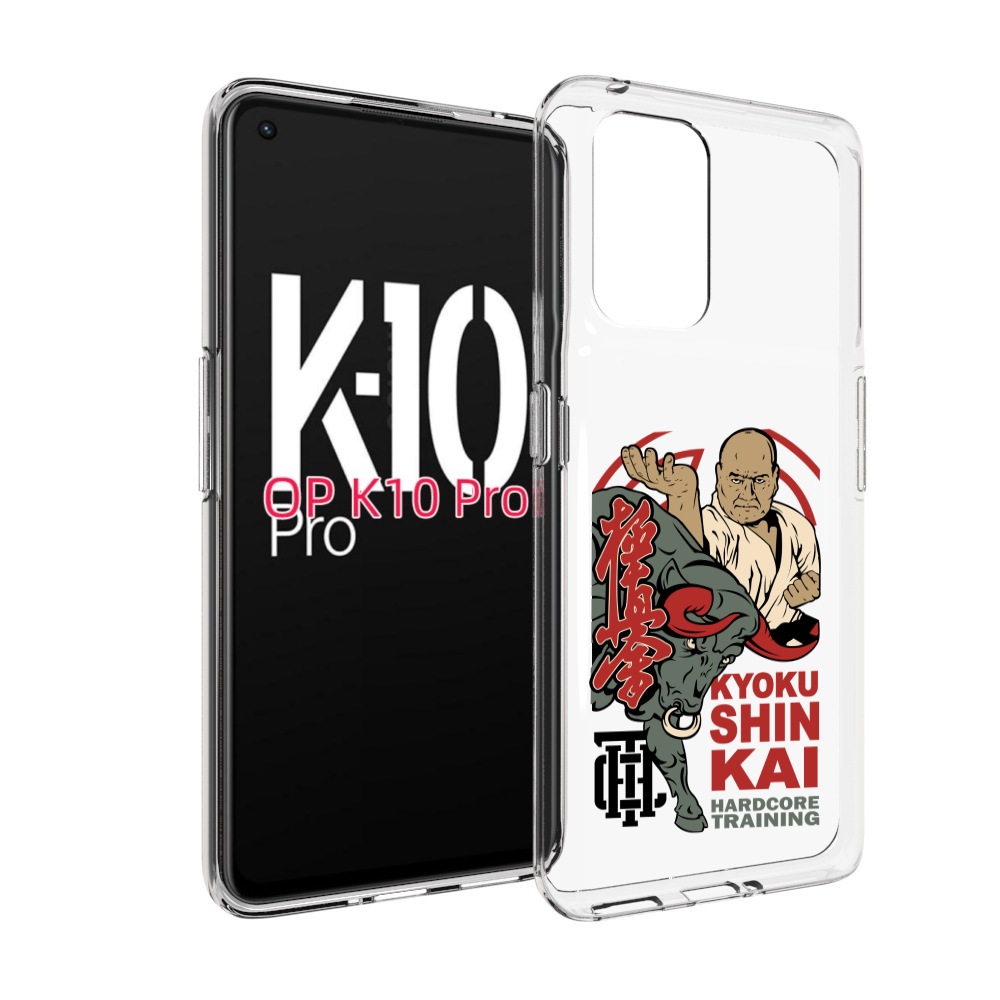 

Чехол MyPads единоборства рисунок для OPPO K10 Pro, Прозрачный, Tocco