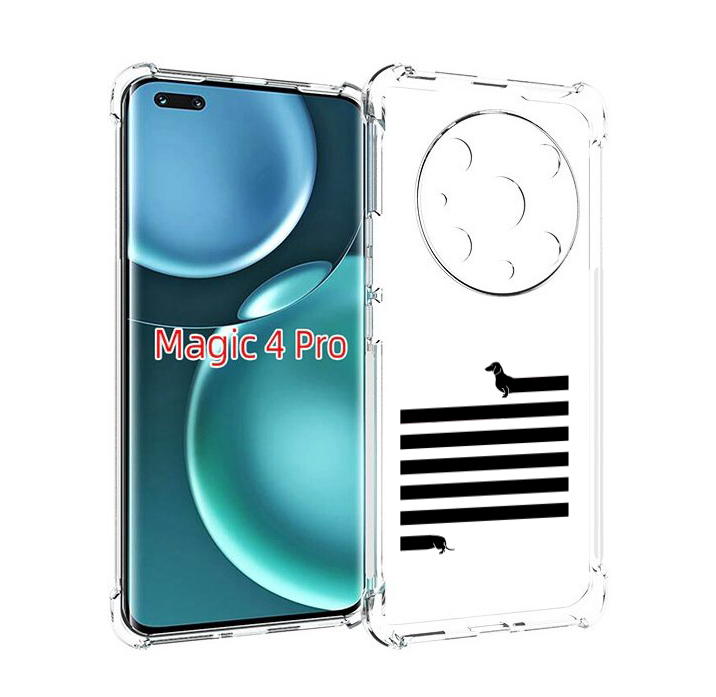 

Чехол MyPads длинная-такса для Honor Magic4 Pro, Прозрачный, Tocco