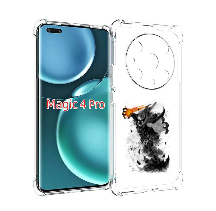 

Чехол MyPads nevermore черно белый для Honor Magic4 Pro, Прозрачный, Tocco