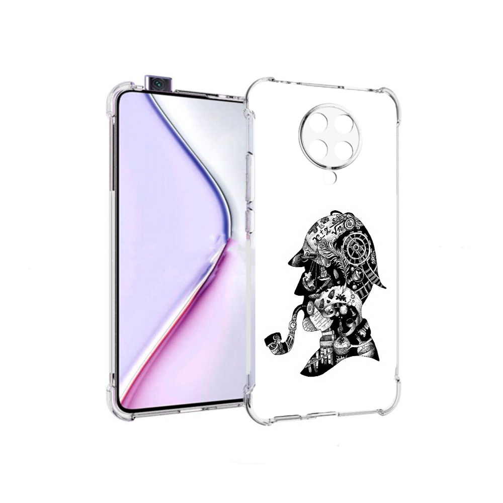 

Чехол MyPads мужчина с трубкой абстракция для Xiaomi Redmi K30 Pro Zoom 8/256GB, Прозрачный, Tocco