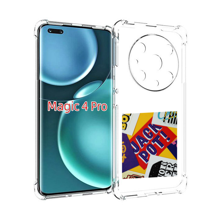 

Чехол MyPads джекпот для Honor Magic4 Pro, Прозрачный, Tocco