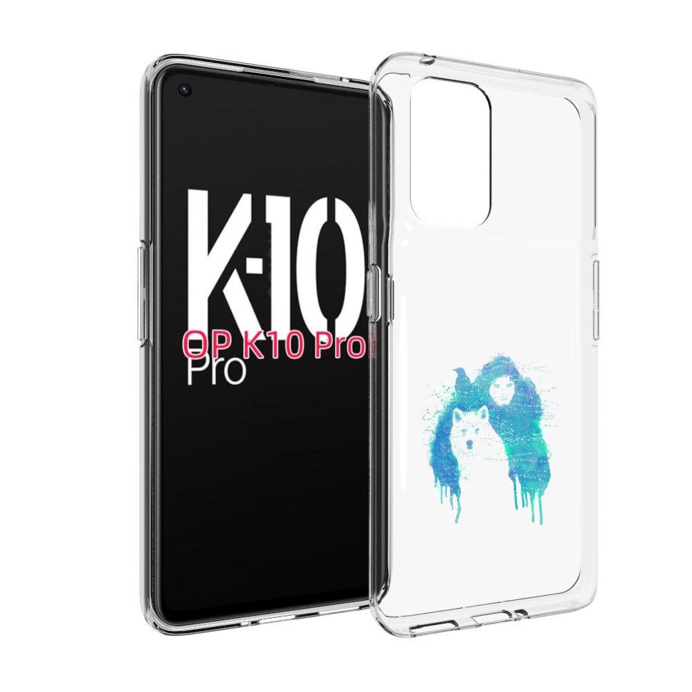 

Чехол MyPads джон сноу для OPPO K10 Pro, Прозрачный, Tocco