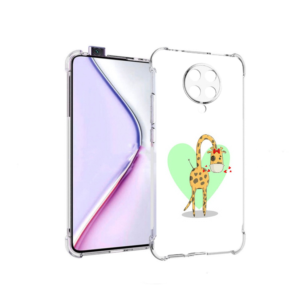 

Чехол MyPads Влюбленный жираф 14 февраля для Xiaomi Redmi K30 Pro Zoom 8/256GB, Прозрачный, Tocco
