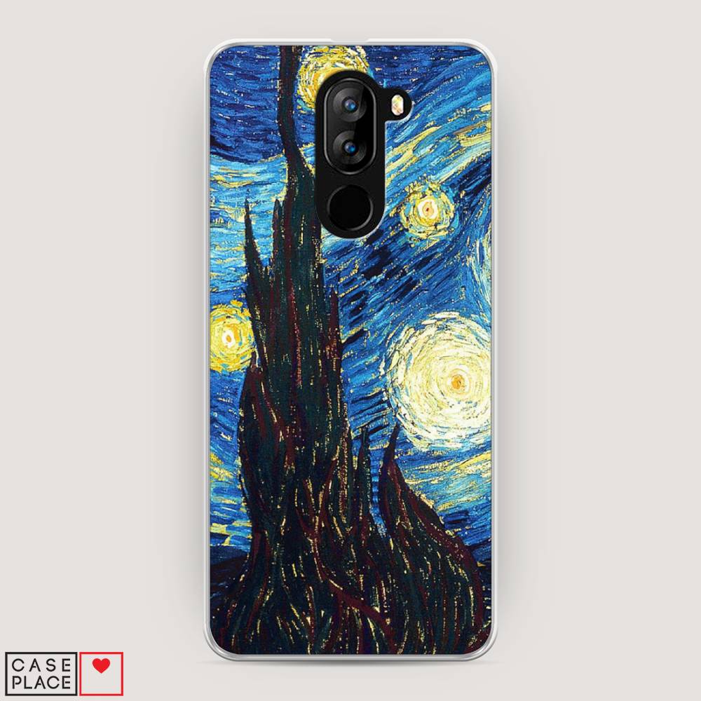 

Чехол Awog на Doogee X60L / Дуги X60L "Ван Гог Звездная ночь", Разноцветный, 220550-9
