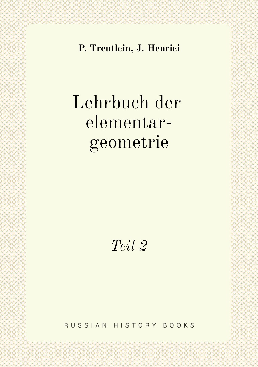 

Lehrbuch der elementar-geometrie