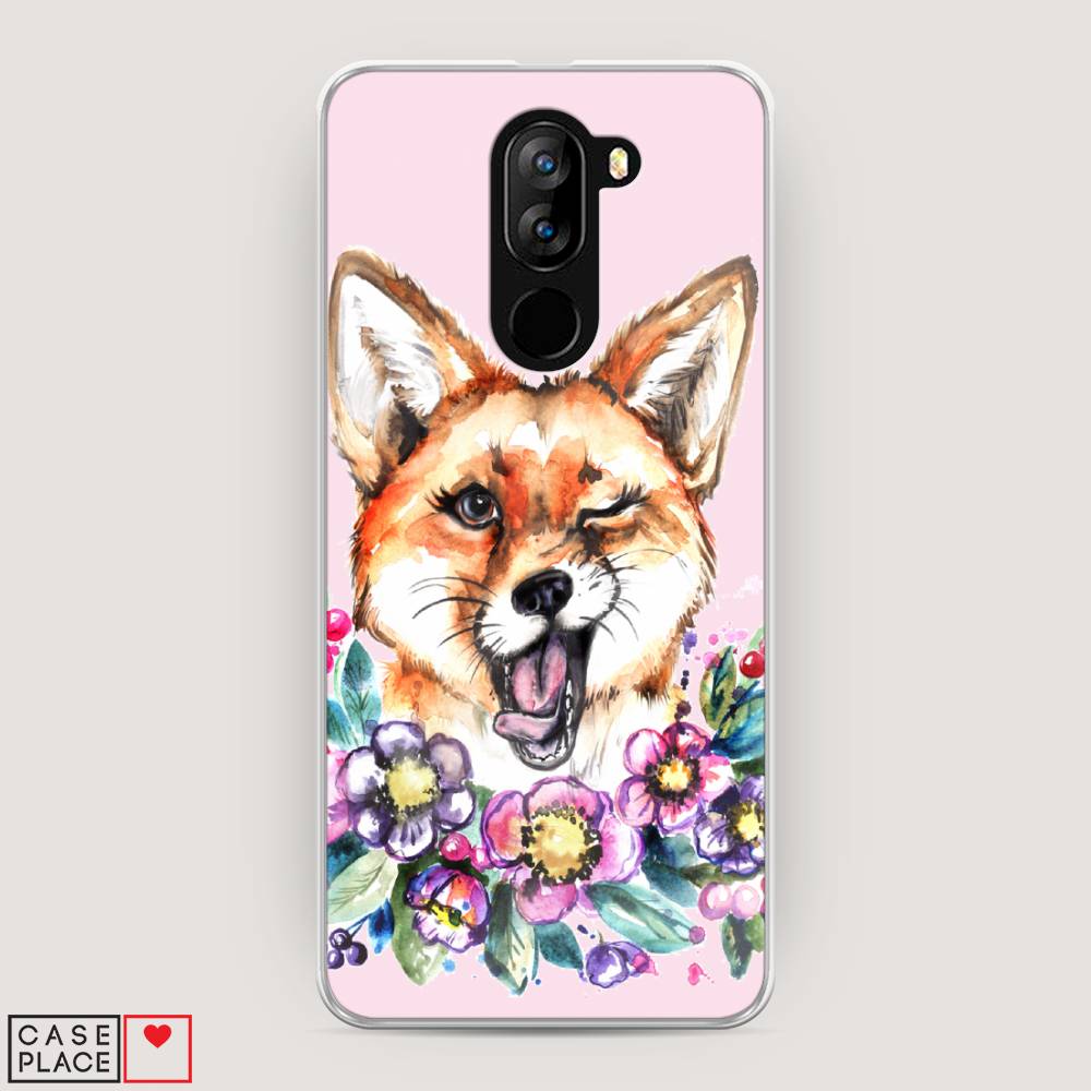 

Чехол Awog на Doogee X60L / Дуги X60L "Подмигивающая лиса", Разноцветный, 220550-10