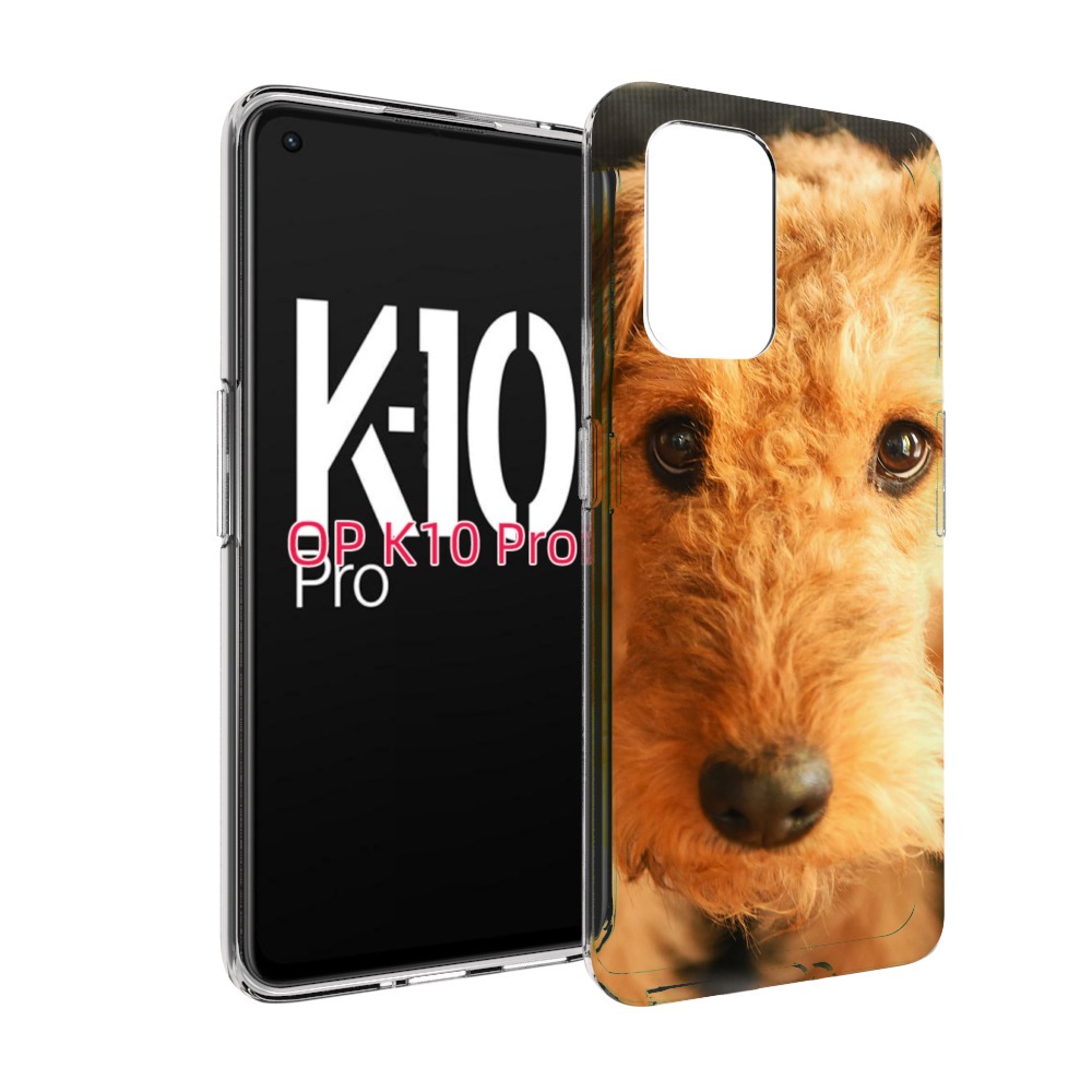 

Чехол MyPads эрдельтерьер для OPPO K10 Pro, Прозрачный, Tocco