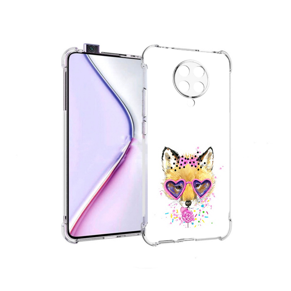 

Чехол MyPads лисенок с бантиком для Xiaomi Redmi K30 Pro Zoom 8/256GB/Redmi K30 Pro, Прозрачный, Tocco
