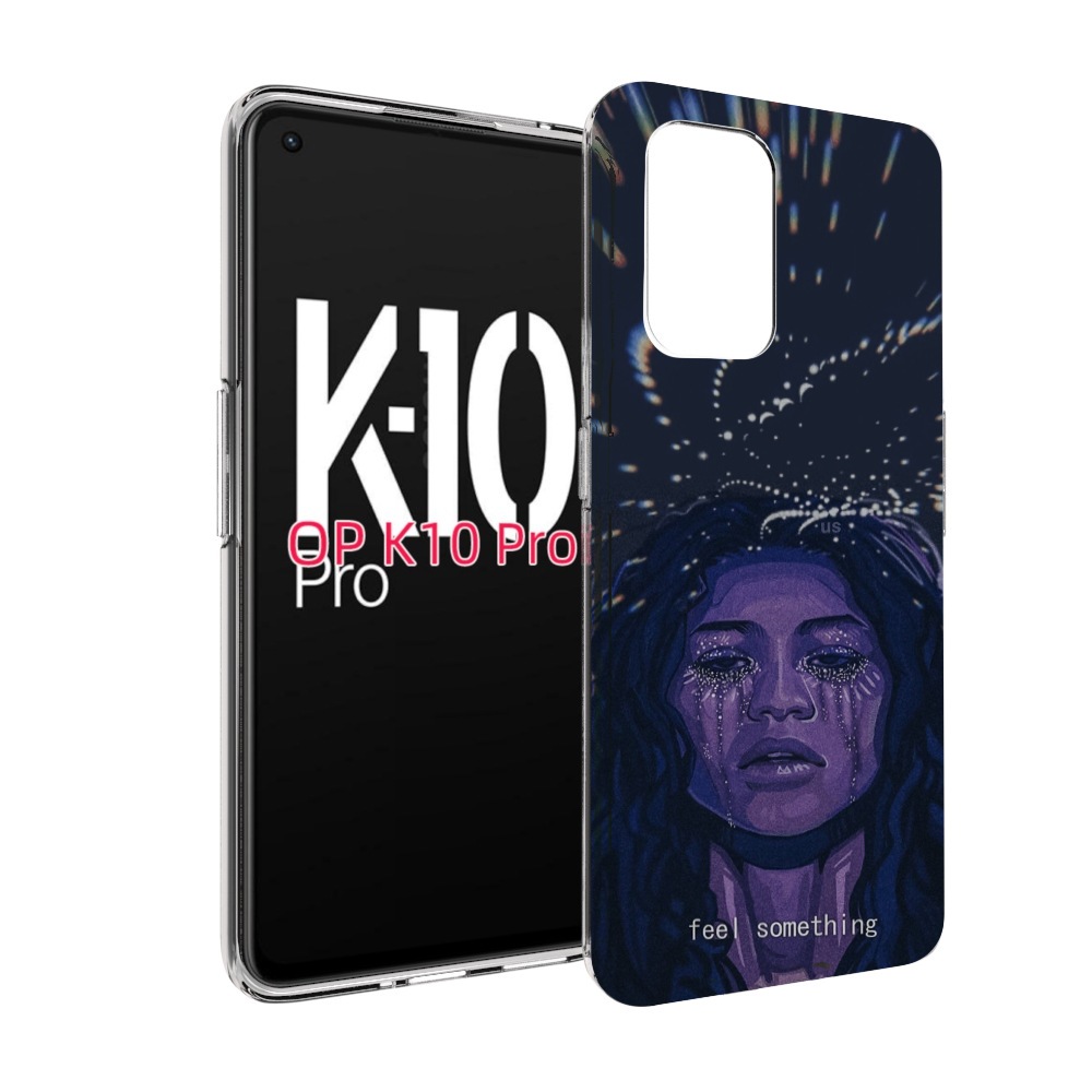 

Чехол MyPads чувствую себя непонятно женский для OPPO K10 Pro, Прозрачный, Tocco