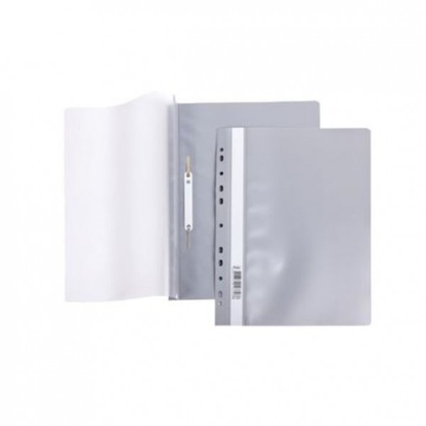 

Папка-скоросшиватель. А4. 140/180 мкм. Hatber. Серый