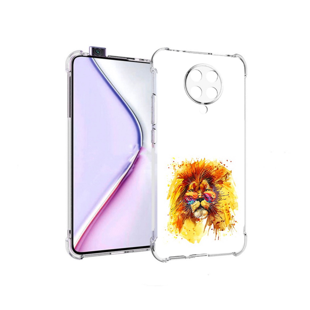 

Чехол MyPads лев в очках для Xiaomi Redmi K30 Pro Zoom 8/256GB/Redmi K30 Pro, Прозрачный, Tocco