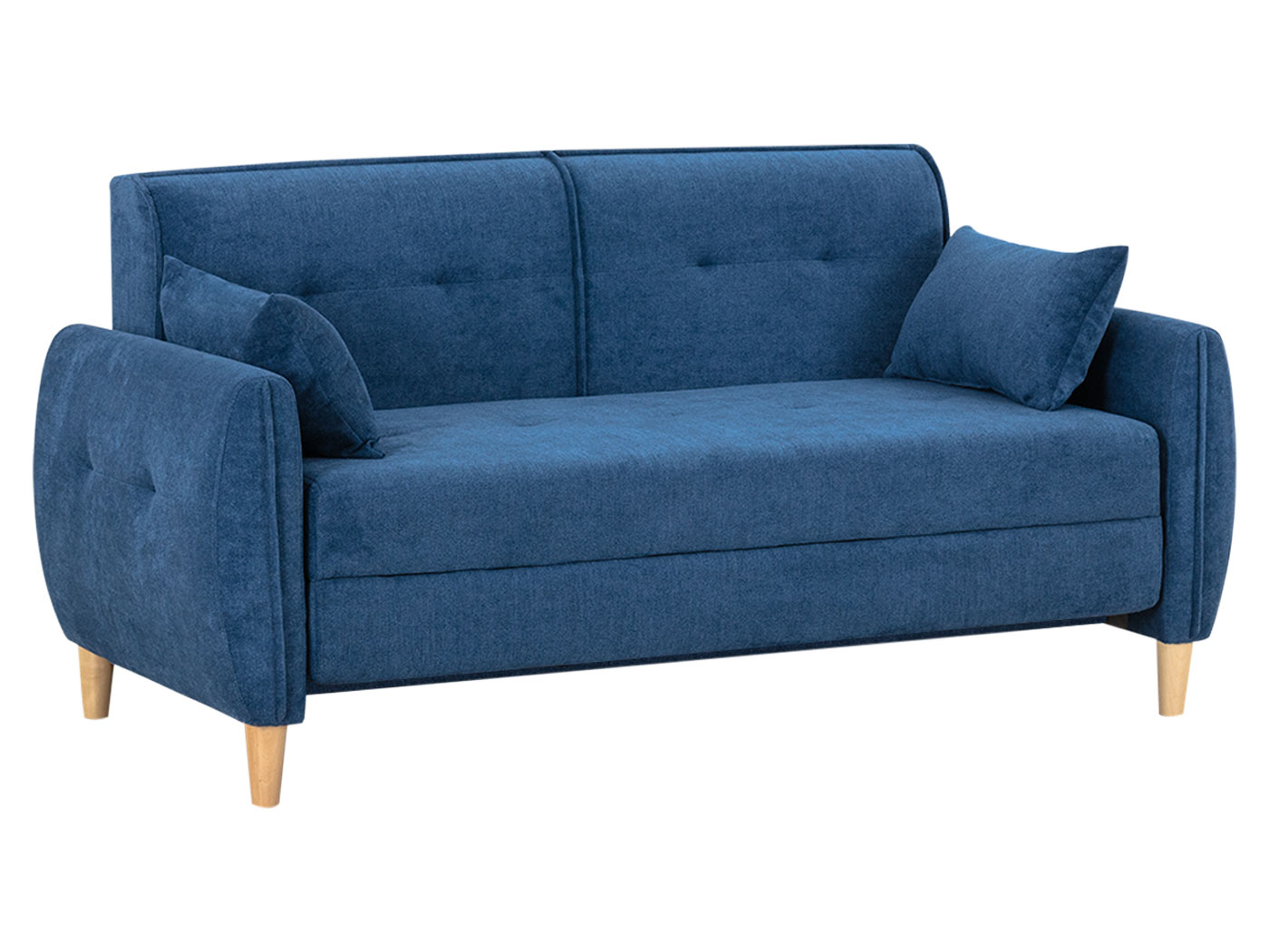 фото Прямой диван нижегородмебельик анита синий, велюр