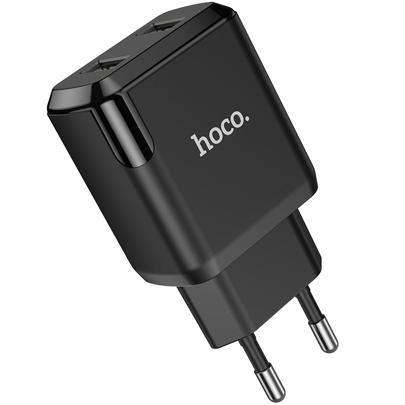 

Зарядное устройство hoco n7 speedy 2*usb, 2.1a, черный