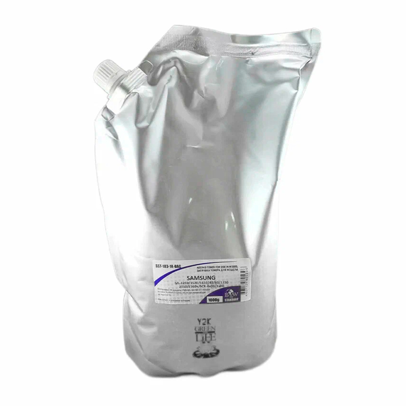 

Тонер для лазерного принтера Black&White (SST-103-1K-bag) черный, совместимый