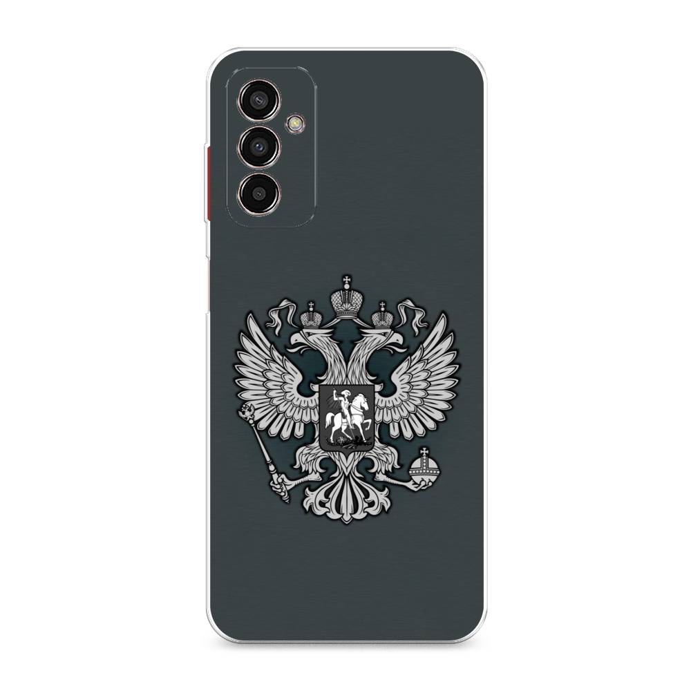 фото Силиконовый чехол "герб россии серый" на samsung galaxy m13 awog