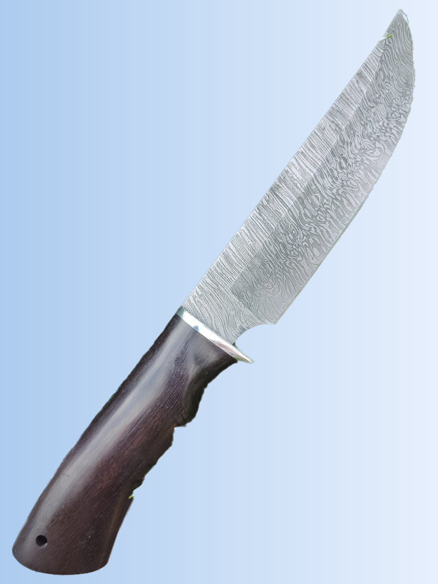 Нож туристический Мастерская Самойлова Лесник Дамаск граб