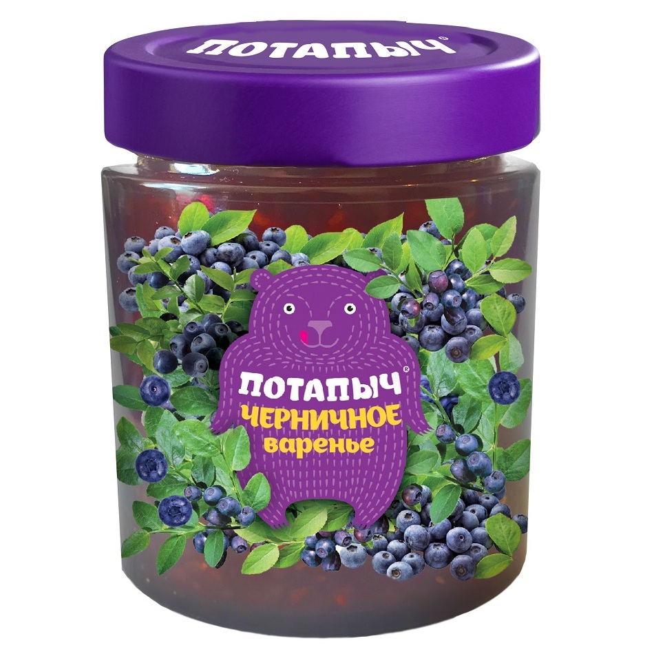 

Варенье Потапыч "Черничное", 280 г