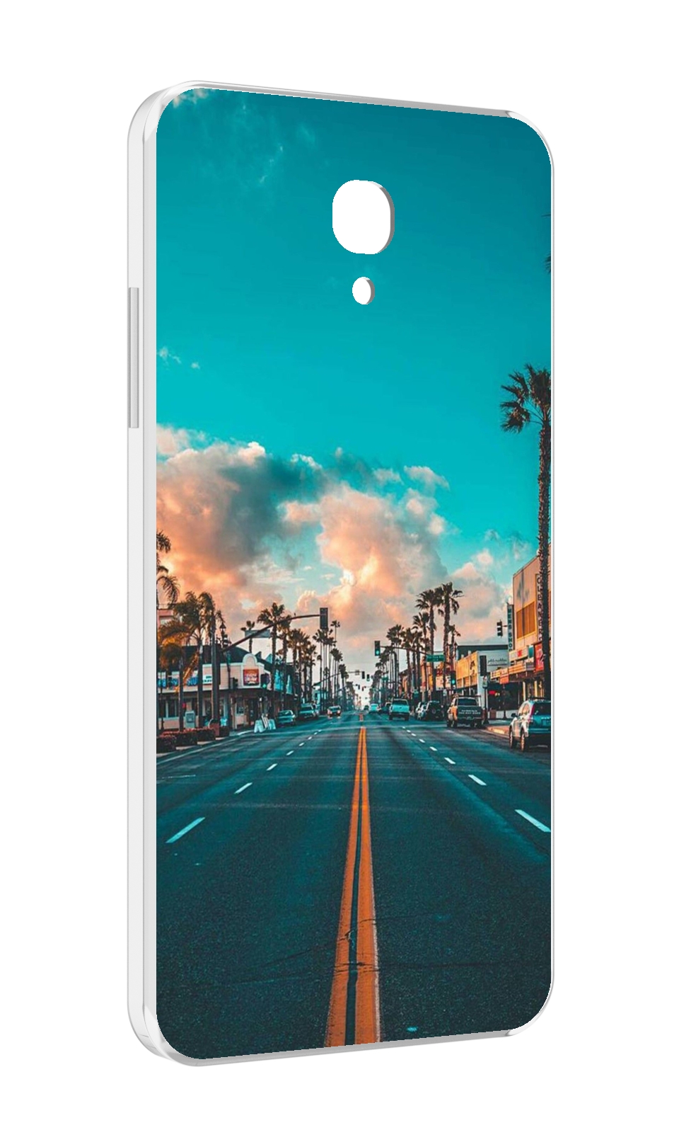 

Чехол MyPads дорога-в-лос-анджелес для Lenovo Vibe P2 5.5 (P2a42), Прозрачный, Tocco
