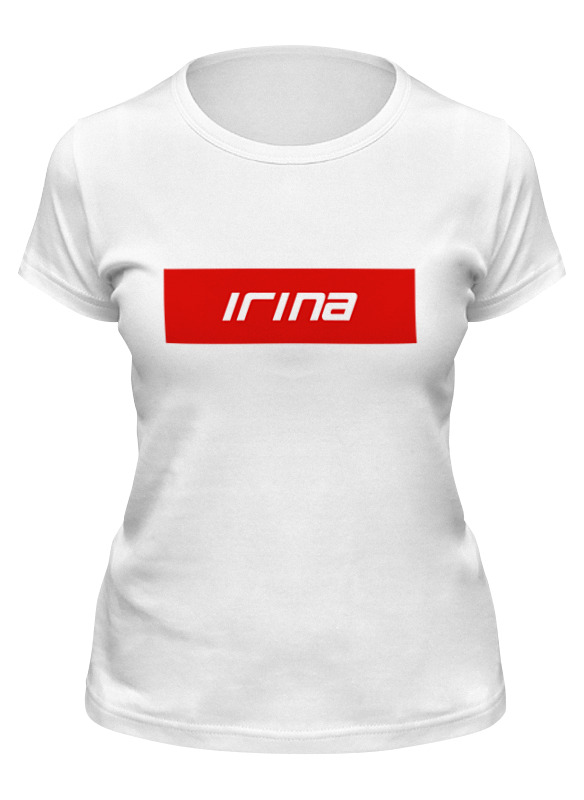 

Футболка женская Printio Irina белая 2XL, Белый, Irina