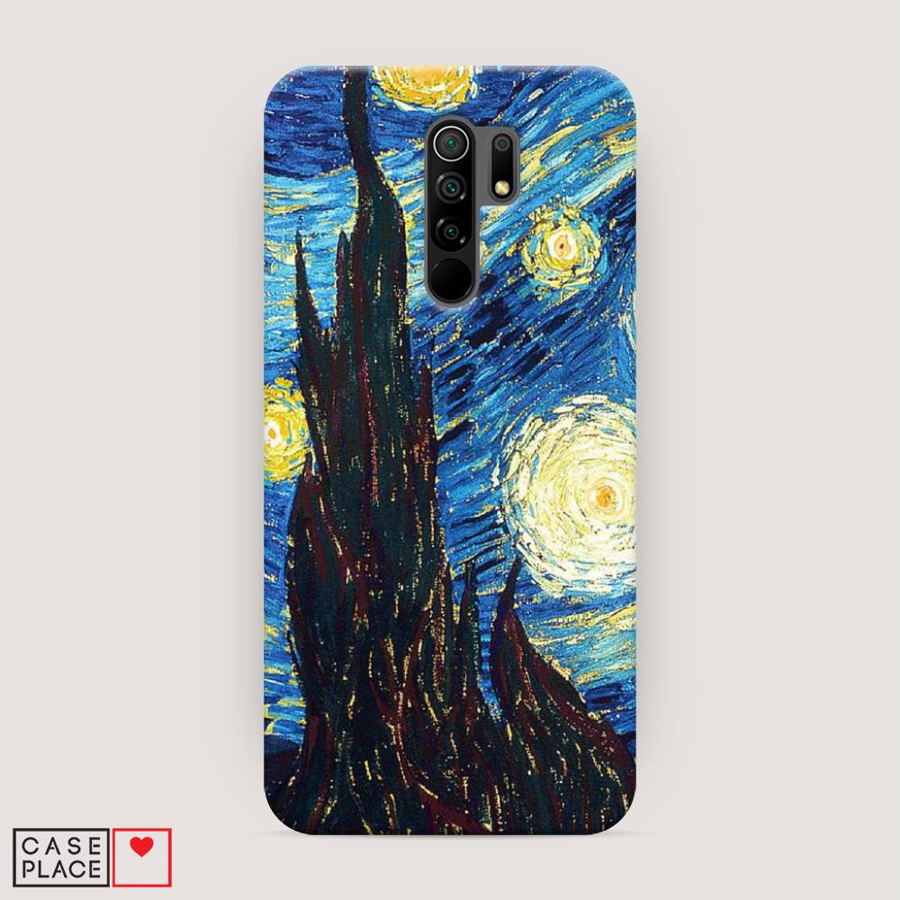 

Пластиковый чехол "Ван Гог Звездная ночь" на Xiaomi Redmi 9, 38320-7