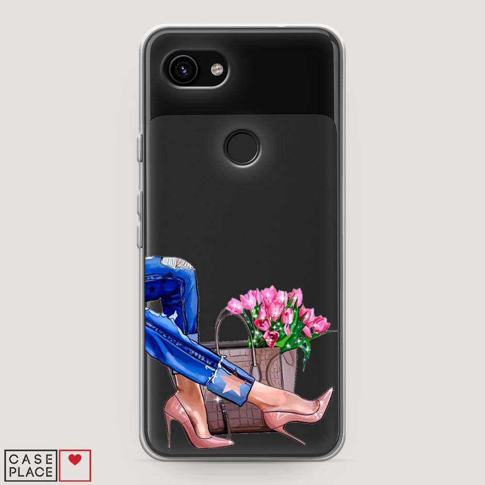 

Чехол Awog на Google Pixel 3a "Каблучки", Разноцветный, 270150-7