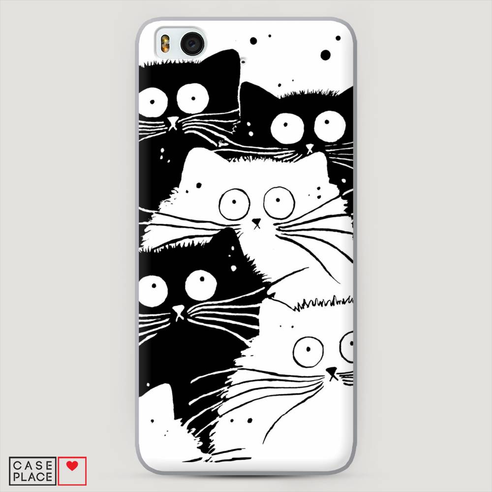 

Пластиковый чехол "Коты черно-белые" на Xiaomi Mi5S