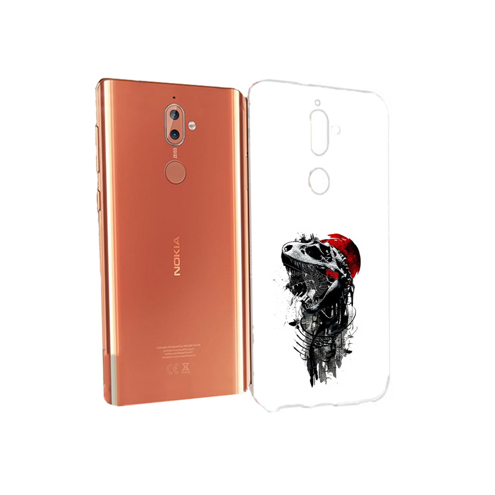 

Чехол MyPads Tocco для Nokia 9 вымерший динозавр (PT126479.94.284), Прозрачный, Tocco