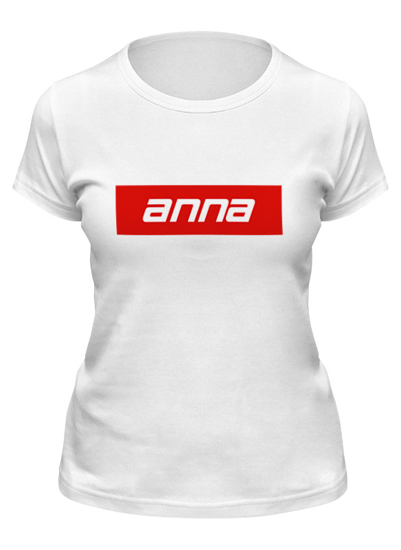 

Футболка женская Printio Имя анна белая 2XL, Белый, Имя анна