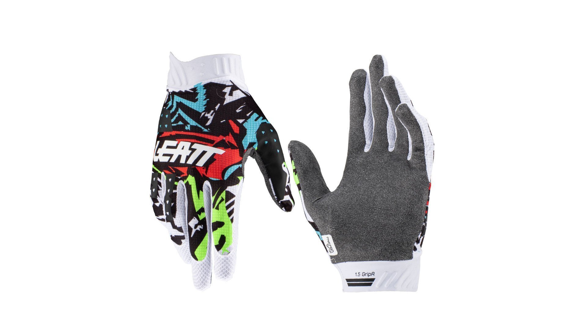 Мотоперчатки подростковые Leatt Moto 1.5 Jr Glove, Zebra, S, 2023 (6023041402)