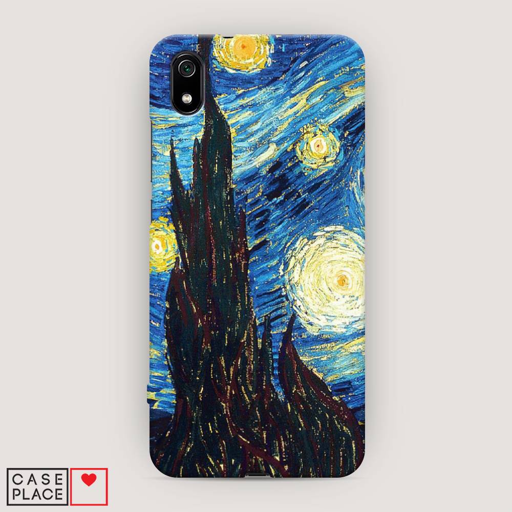 

Пластиковый чехол "Ван Гог Звездная ночь" на Xiaomi Redmi 7A, 35420-7