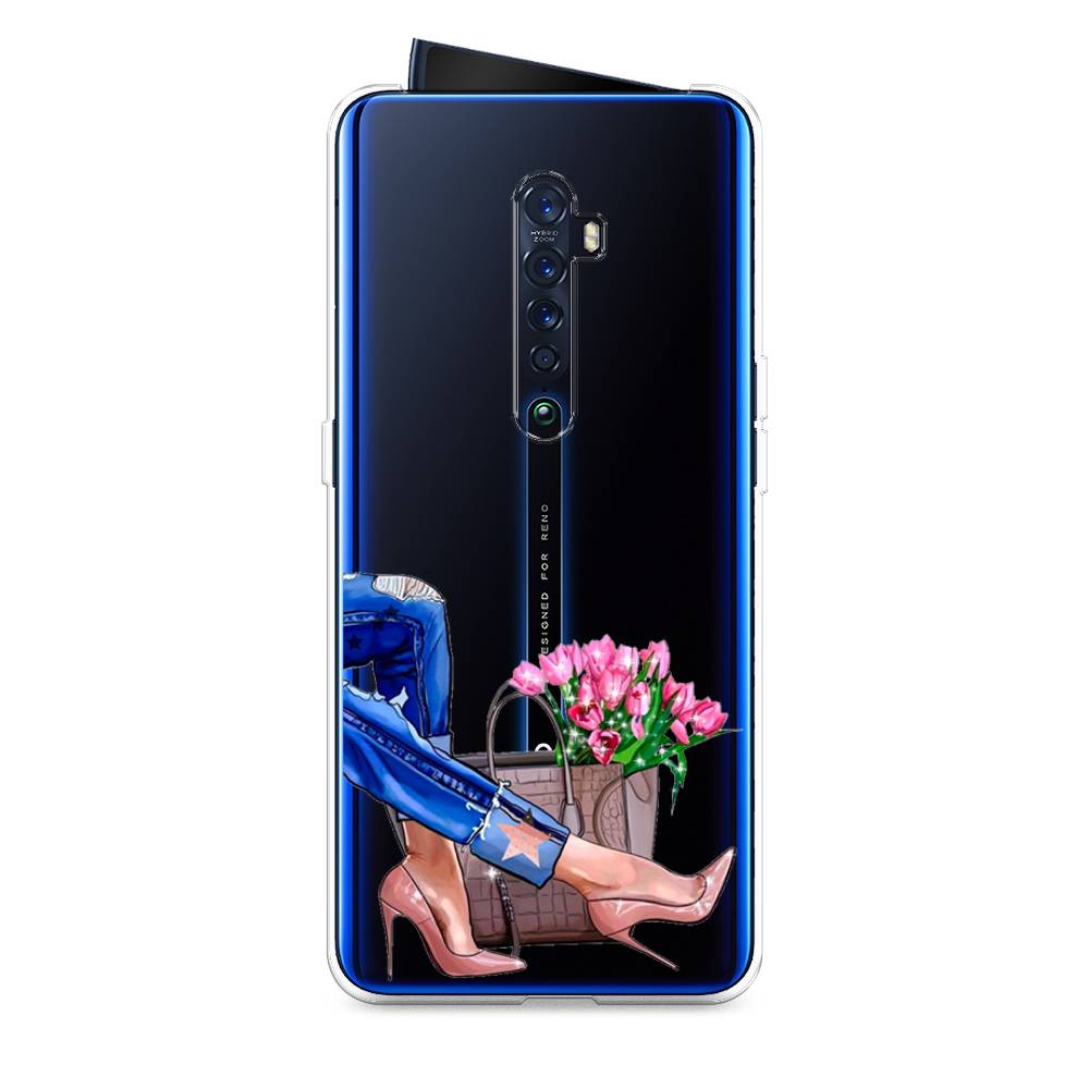 

Чехол Awog на Oppo Reno 2 "Каблучки", Разноцветный, 253550-7