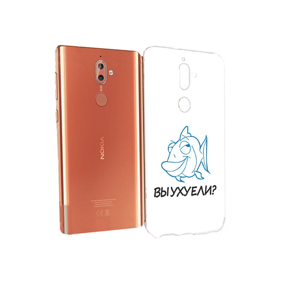 

Чехол MyPads Tocco для Nokia 9 вы ухуели (PT126479.94.282), Прозрачный, Tocco