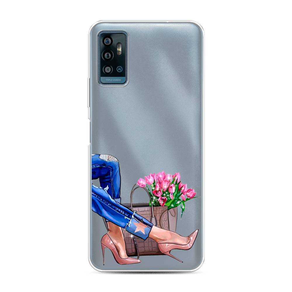 

Чехол Awog на ZTE Blade A71 / ЗТЕ Блэйд A71 "Каблучки", Разноцветный, 134450-7