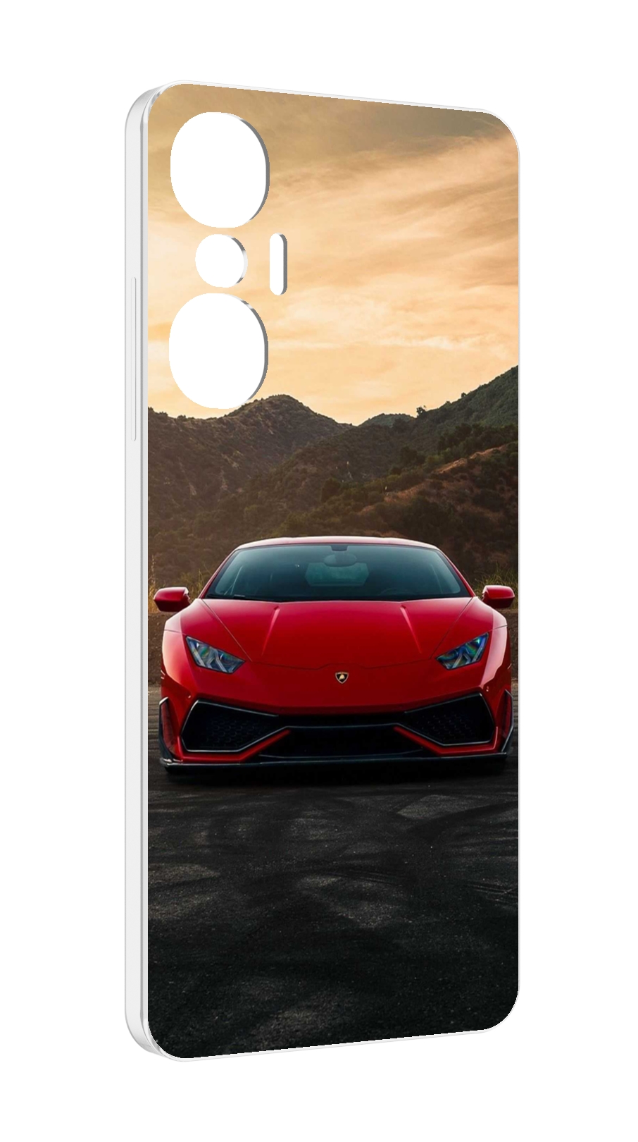 

Чехол MyPads lamborghini ламборгини 1 мужской для Infinix Hot 20S противоударный, Tocco