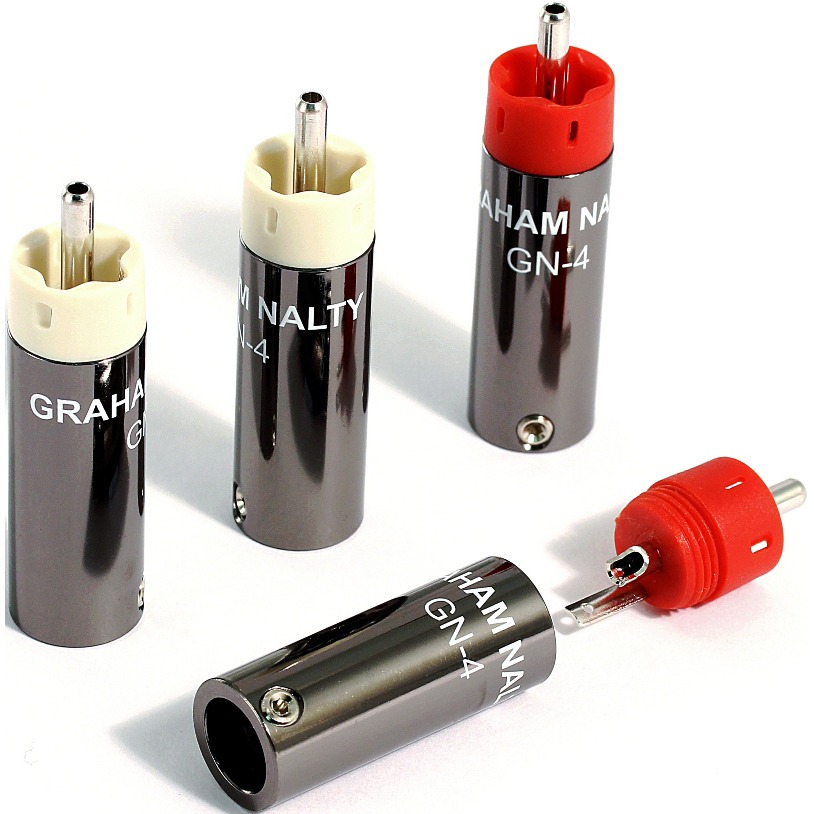 

Разъем RCA (Комплект) Graham Nalty GN-4-R Rhodium Plated RCA Plugs, GN-4-R Rhodium Plated RCA Plugs