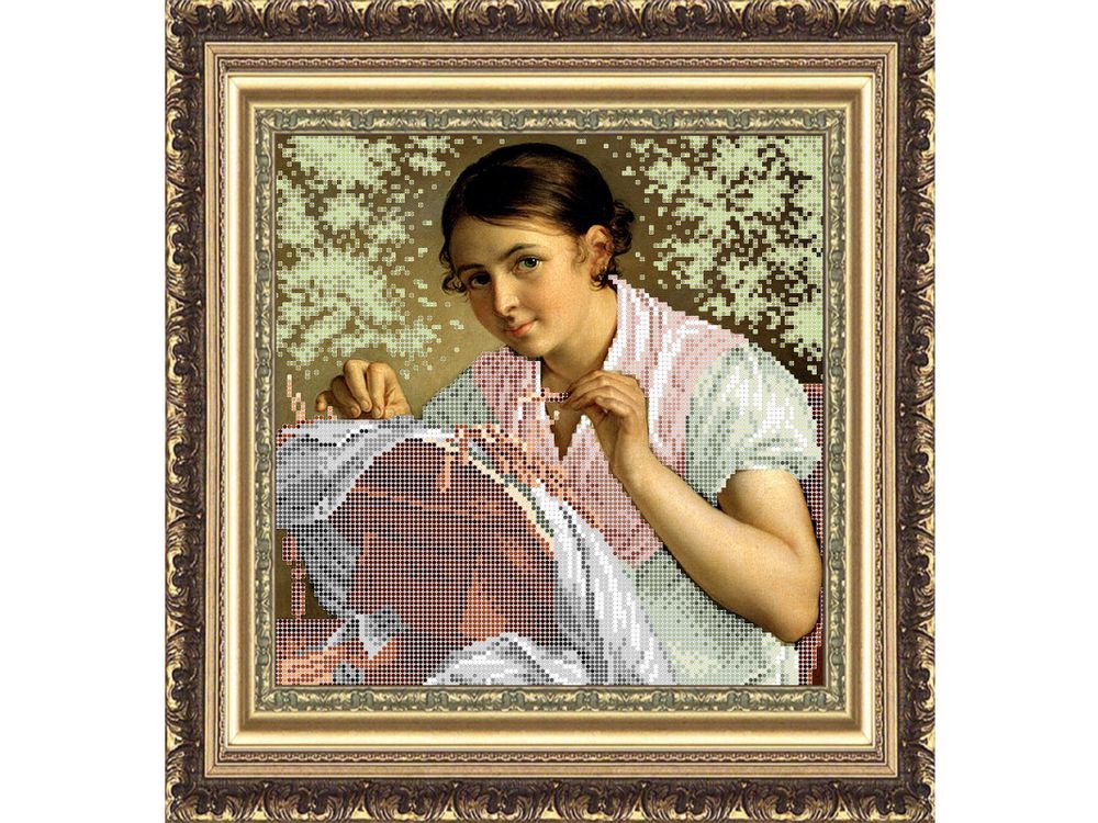 

Рисунок на ткани «Кружевница»