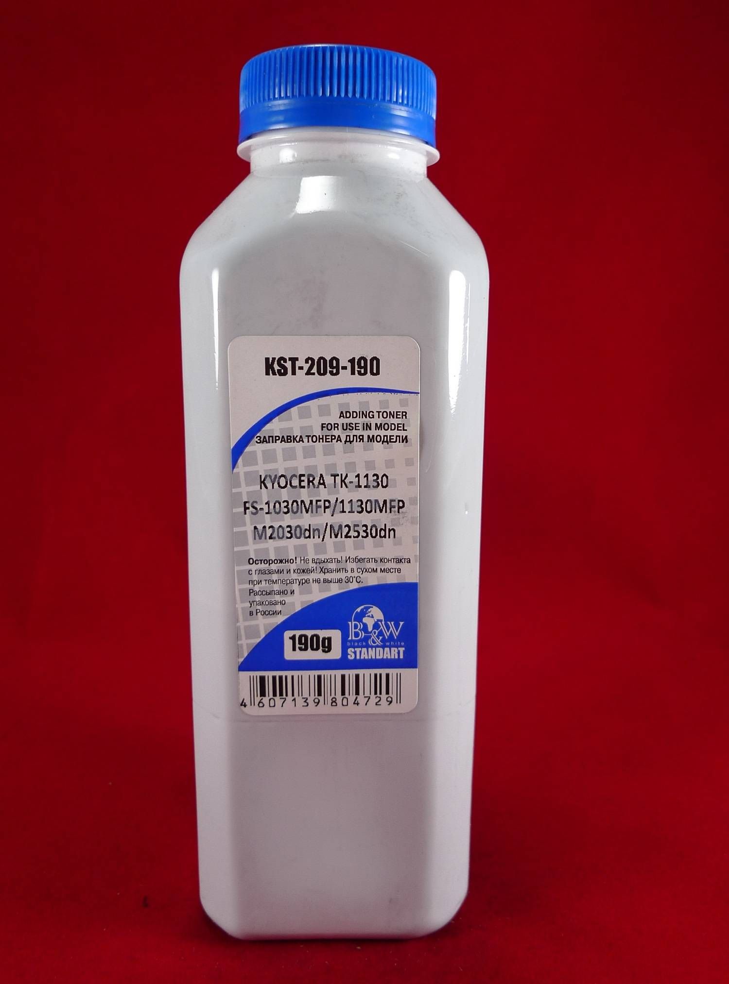 

Тонер Black&White KST-209-190, Черный, для Kyocera TK-1130, FS-1030MFP/1130MFP, M2030dn/M2530dn