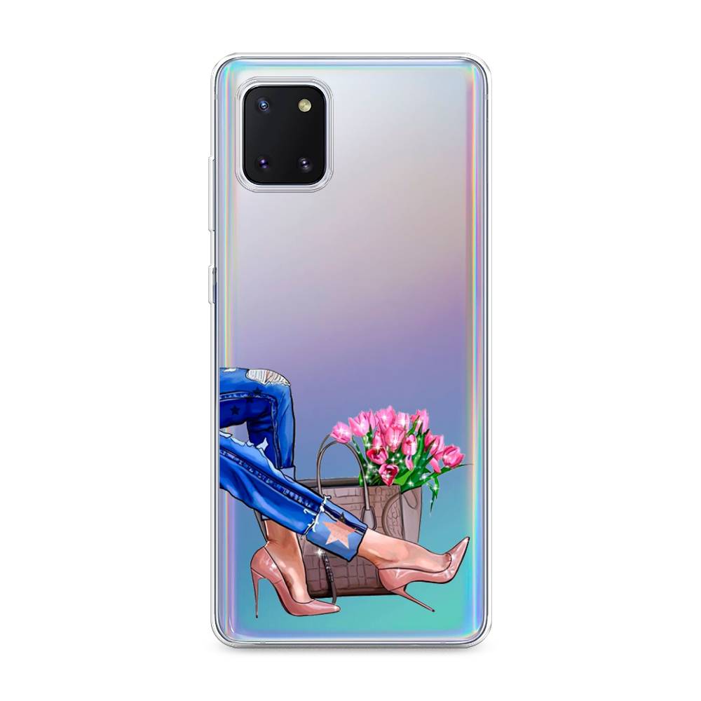 

Чехол Awog на Samsung Galaxy Note 10 Lite "Каблучки", Разноцветный, 29150-7