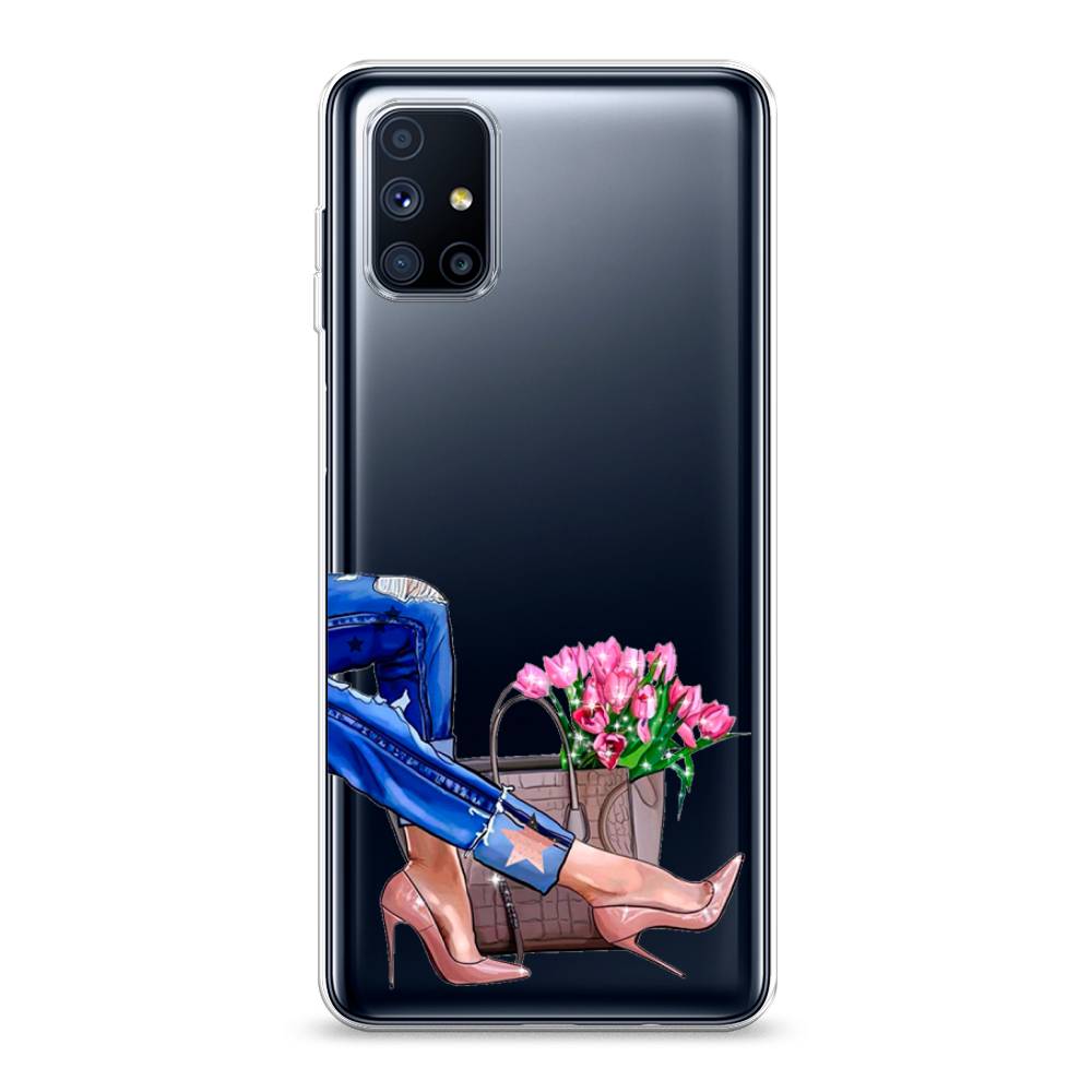 

Чехол Awog на Samsung Galaxy M51 / Самсунг M51 "Каблучки", Разноцветный, 2101550-7