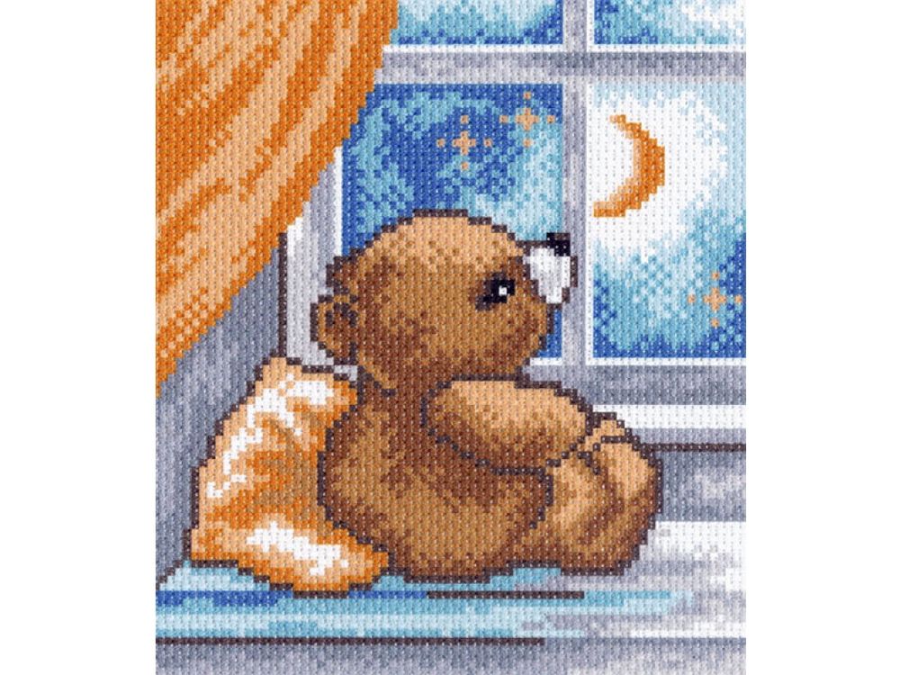 

Рисунок на канве «Пора спать», С рисунком